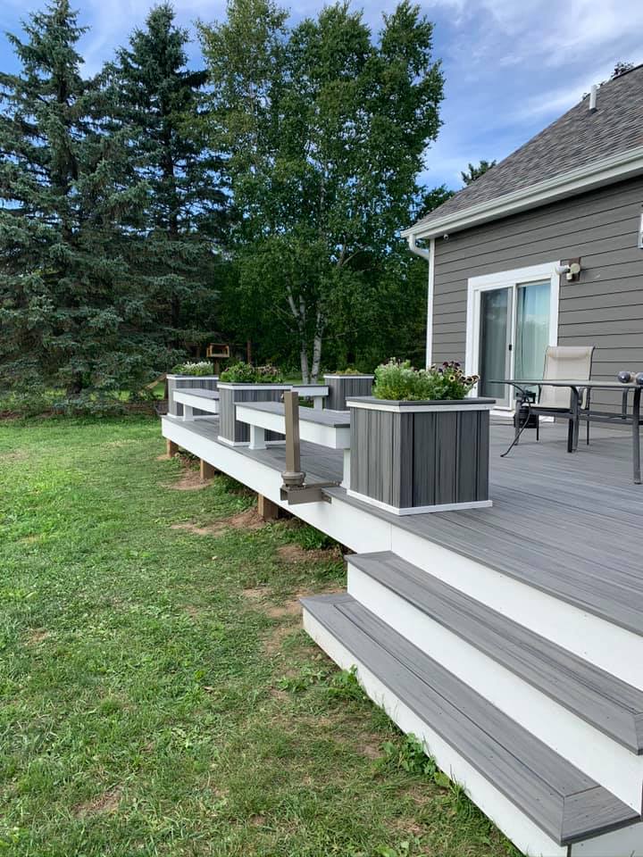 TimberTech Composite Decks For Home Patios TimberTech Decking is stunning and Long-lasting with a 30-year product warranty.