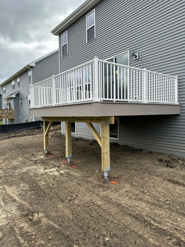 We specialize in the installation of helical piers, a superior method for establishing footings.
