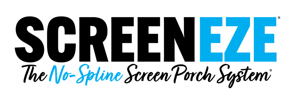 We use durable and reliable Screeneze Porch Systems for our screen porch installations.