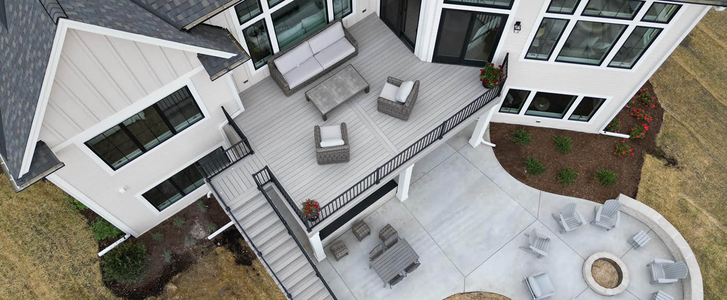 Transform Your Outdoor Space with Custom Composite Deck Solution By M2 Decks & Enclosures.